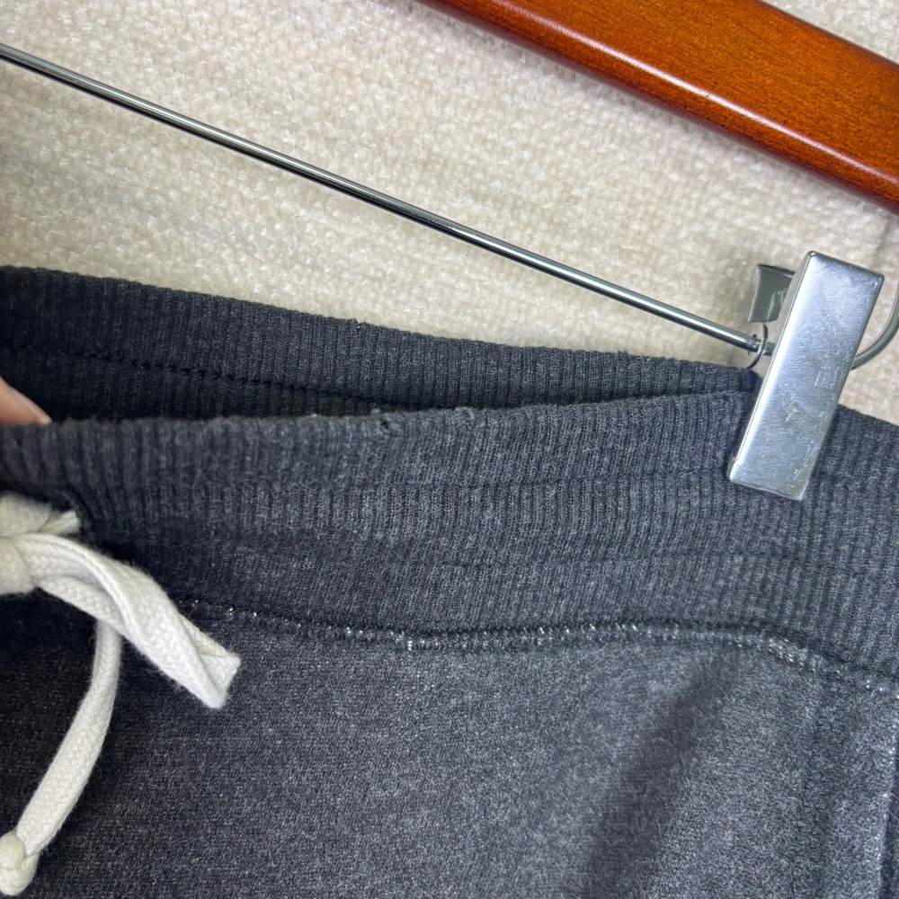 Aerie Joggers Size XL Charcoal Gray Marl Sweatpants Ankle Zip Pockets Tiny Flaws - Picture 6 of 11